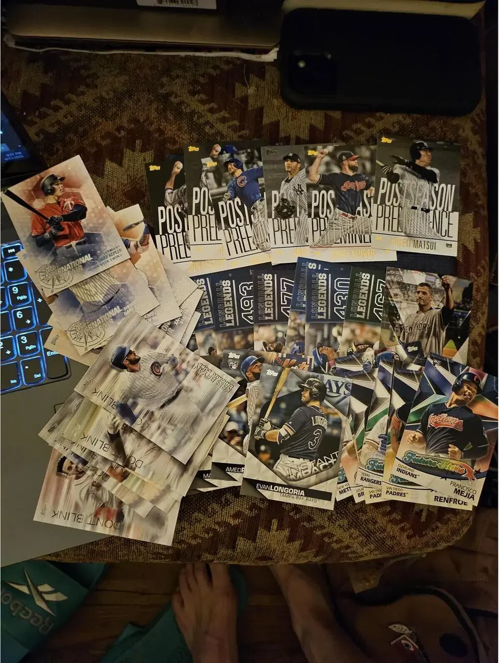 2018 Topps MLB Baseball inserts lot of 33 cards. Unsorted. As shown.